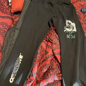Off White Sweat Pants Black